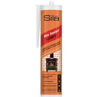 Герметик силикатный термостойкий для печей "SILA PRO Max Sealant" 280мл  (12)