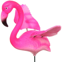 Декор садовый на спице  "Фламинго с расправленными крыльями" 14*40см