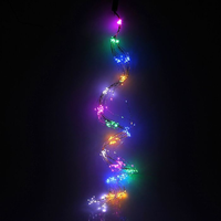 Гирлянда для дома "Волшебный хвост" Роса 2,0 м, 8 нитей, 160 ламп, Мультицвет (постоянное свечение)