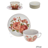 Набор чайный 12 предметов "Чайная роза"" 270мл