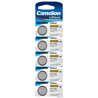 Батарейка литиевая Camelion CR2025 3V 5003LC BL5 (плоская круглая) (цена за 1шт) (50)