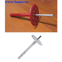 Дюбель-гвоздь для изоляции 10*140мм с металлическим гвоздем (600/1000/150/400/500шт)