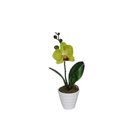 Орхидея в горшке 22см (пластик, ткань) (144)