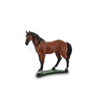 Фигура Лошадь 61*48см коричневая/серая, гипс