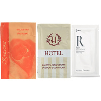 Шампунь 10мл Классика/Ghallet/HOTEL/GRASS/Refresh одноразовый в пакетике (500)