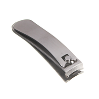 Кусачки-книпсер для ногтей ЮниLook с пилкой длина лезвий 10мм,5,7см, сталь
