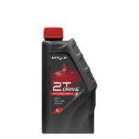 Масло моторное для 2х-тактных двигателей Vitex Drive/ LUXE  2T 1л п/синтетич