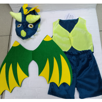 Карнавальный костюм "Дракоша" (жилет,шорты,хвост,крылья)