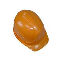 Каска строительная защитная (оранжевая) (10)
