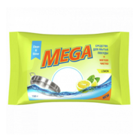 MEGA для мытья посуды твердое "Лимон" 150 г (24)