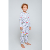 Пижама детская "Крокид" (футболка с дл. рукавом + брюки) в ассортименте