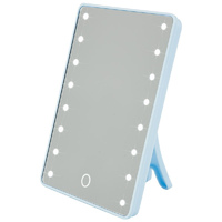 Зеркало косметическое Energy EN-705 16,3*21,2см LED подсветка, сенсор, AAА*4 (нет в компл)