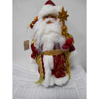 Игрушка "Дед Мороз" 40см с посохом