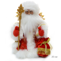 Новогоднее украшение Дед Мороз музыкальный 30 см (36)