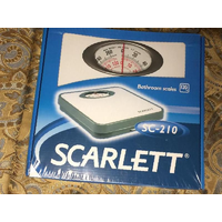 Весы напольные механические SCARLETT макс 120кг. влагоустойчивые
